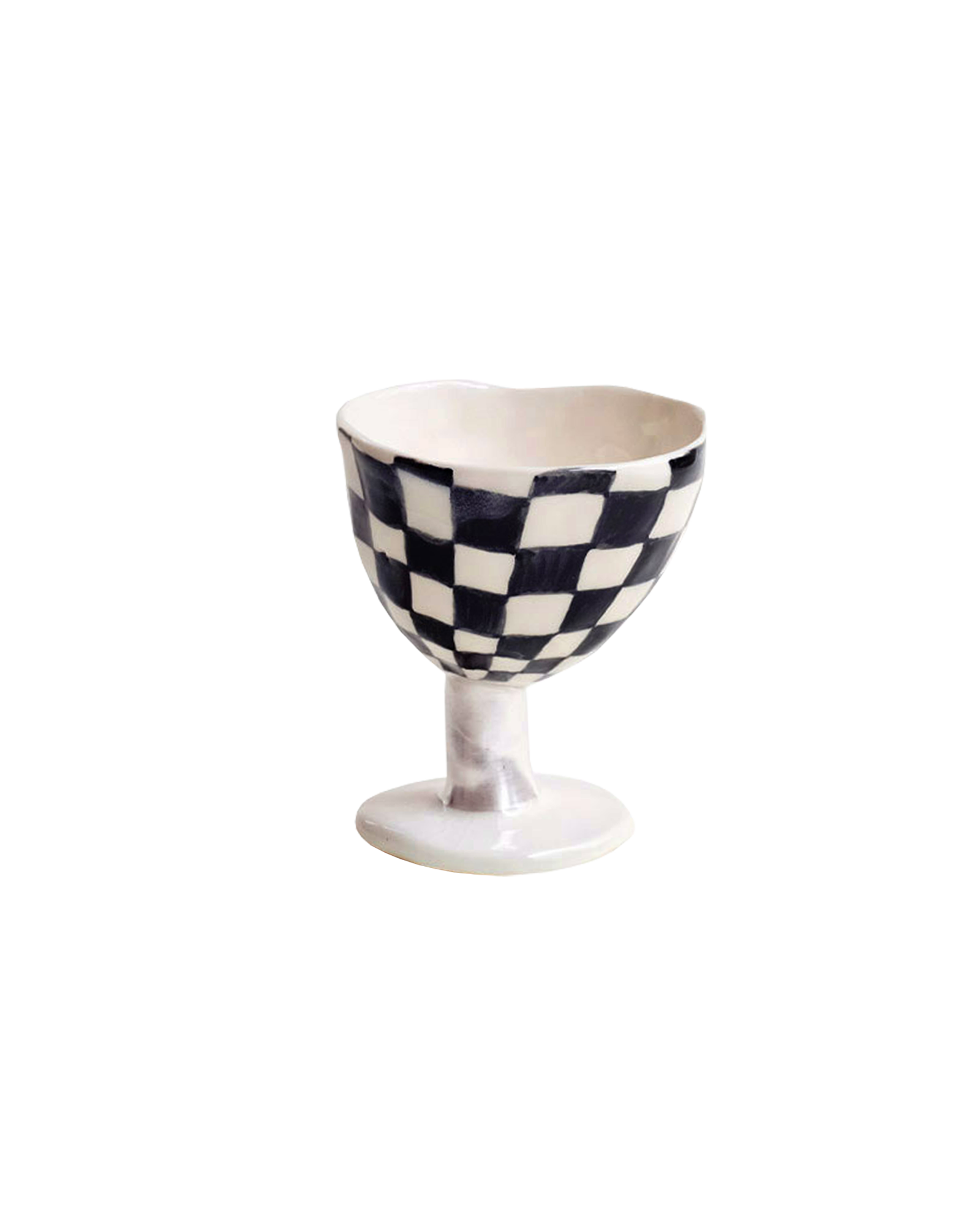 Black Checkerboard Bowl