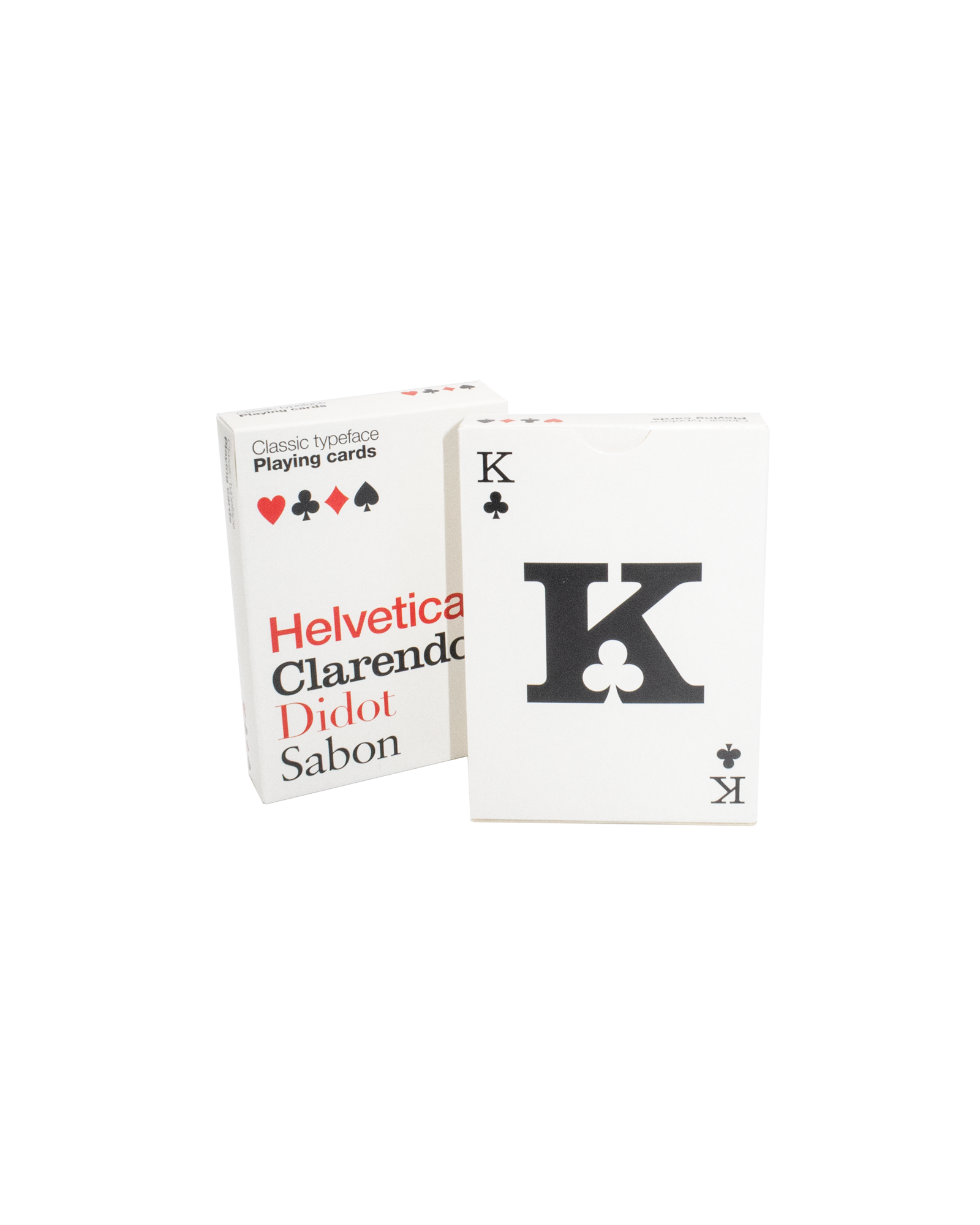Classic Typeface Playing Card